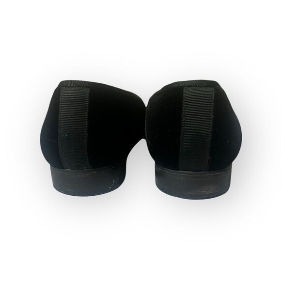 Black Crown Embroidered Women's Loafers - Picture 8 of 12